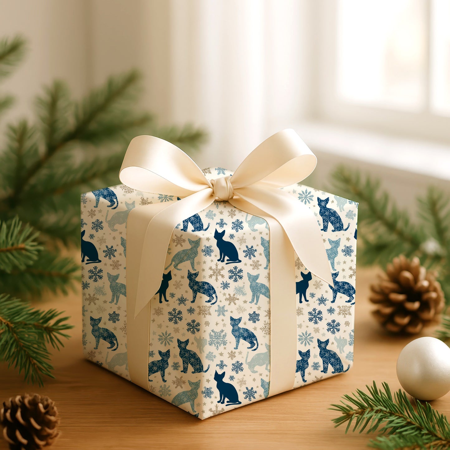 Winter Whispers of Feline Grace