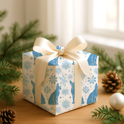 Blue Frost Cats Dancing Softly