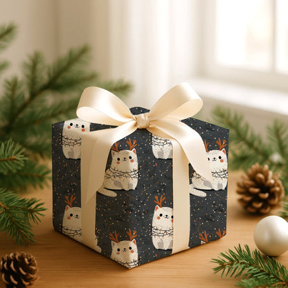 Reindeer Cats Glow With Winter's Magic