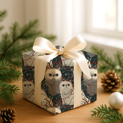 Festive Felines Tangle Christmas Lights