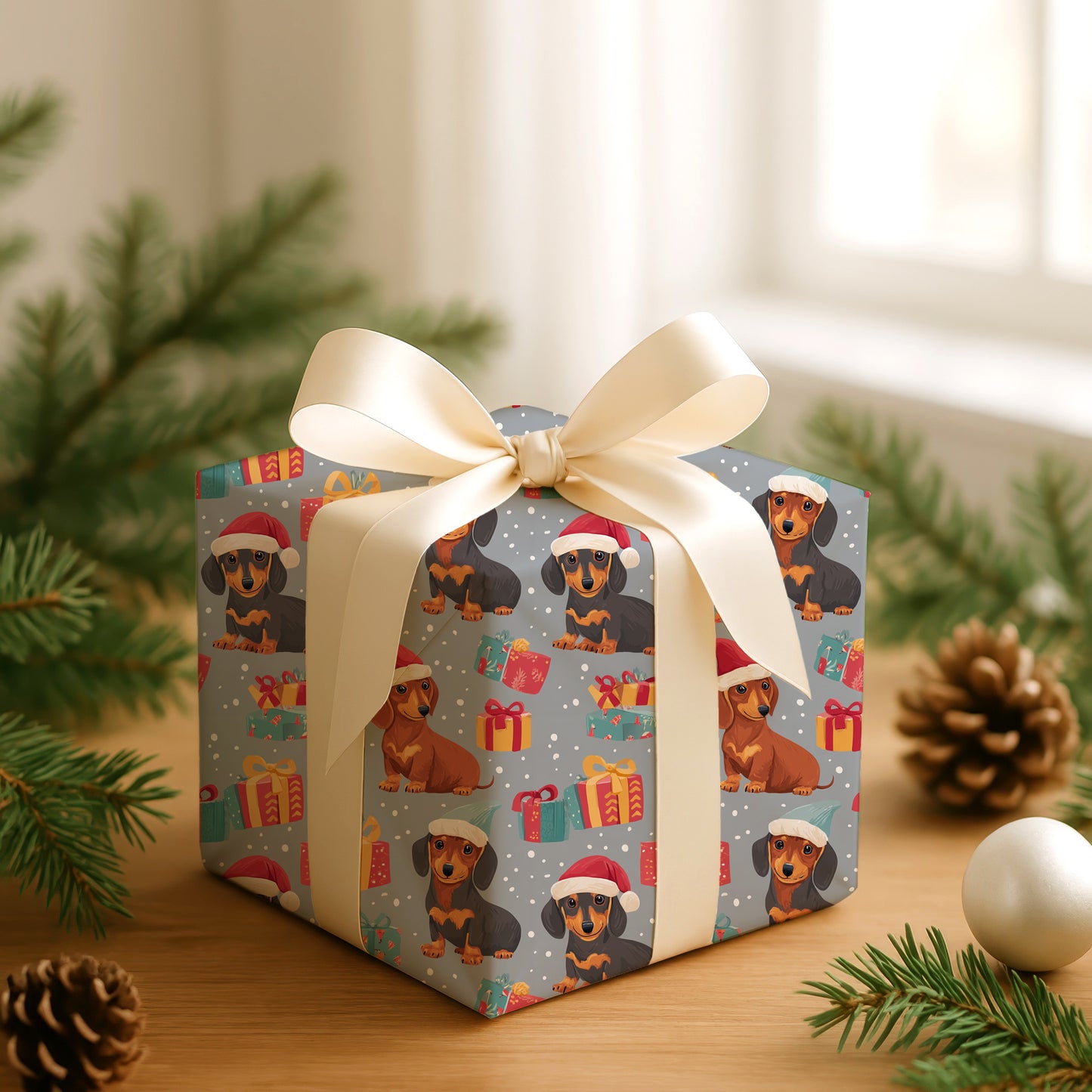 Festive Doxie Delight Unwrapped