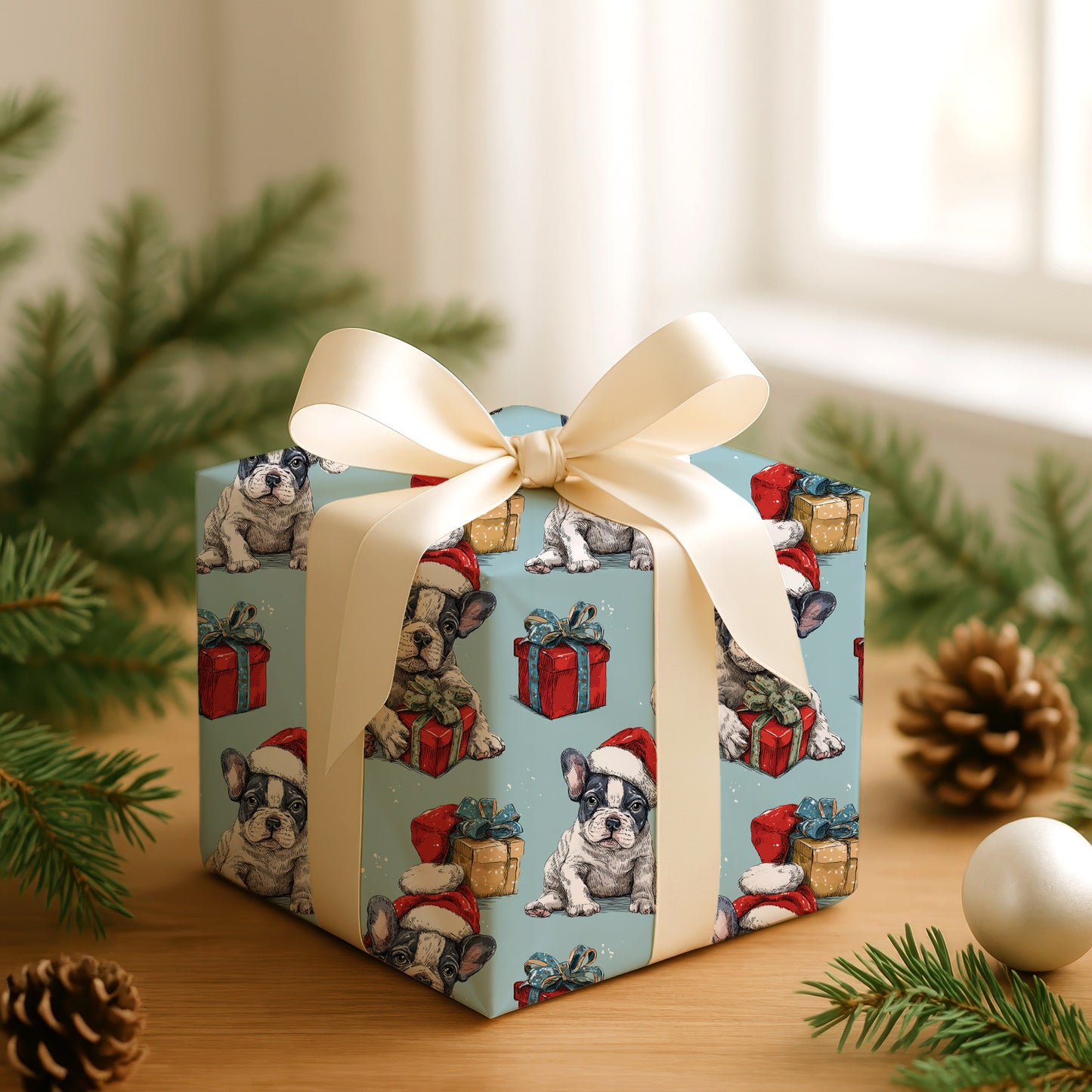 Puppy Paws Unwrap Holiday Cheer
