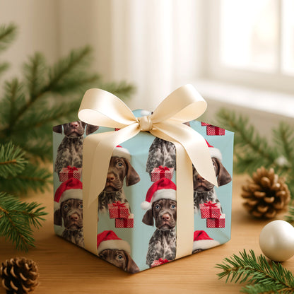 Puppies Peek Through Holiday Cheer