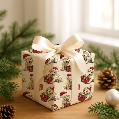 Puppies Unwrap Holiday Cheer
