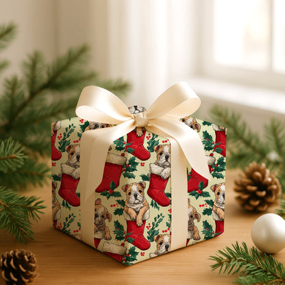 Bulldog Bells Ring Christmas Cheer