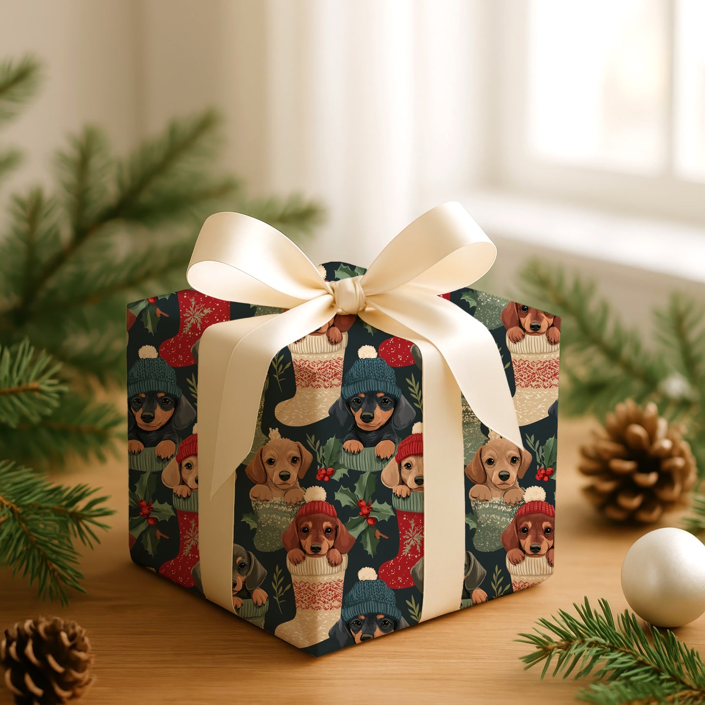 Puppy Stockings Warm Winter's Heart