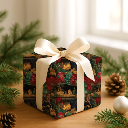 Cozy Paws By Firelight