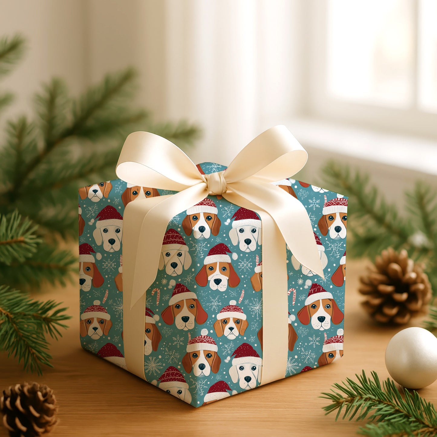 Festive Hounds Of Winter Cheer