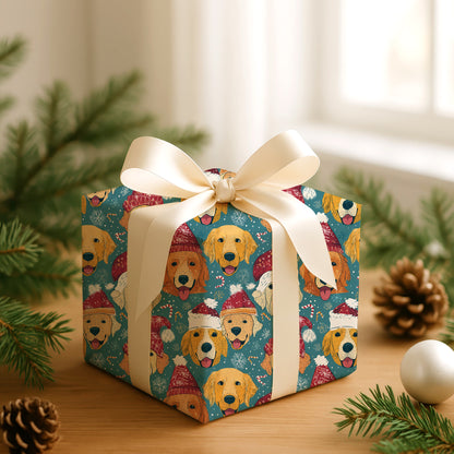 Playful Pups Paint Winter's Joy