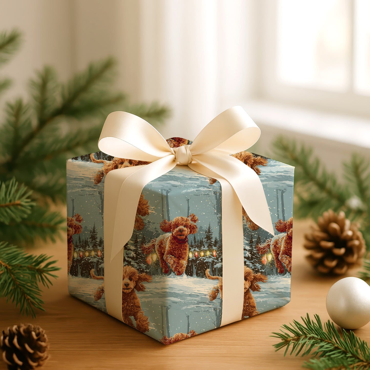 Dancing Curls Through Winter's Magic