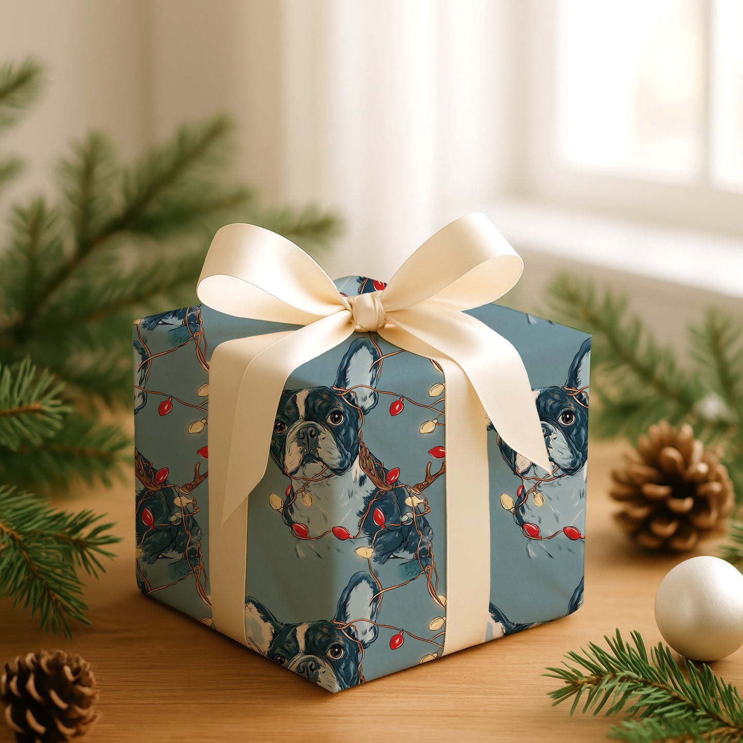 Holiday Lights Tangle With Curiosity