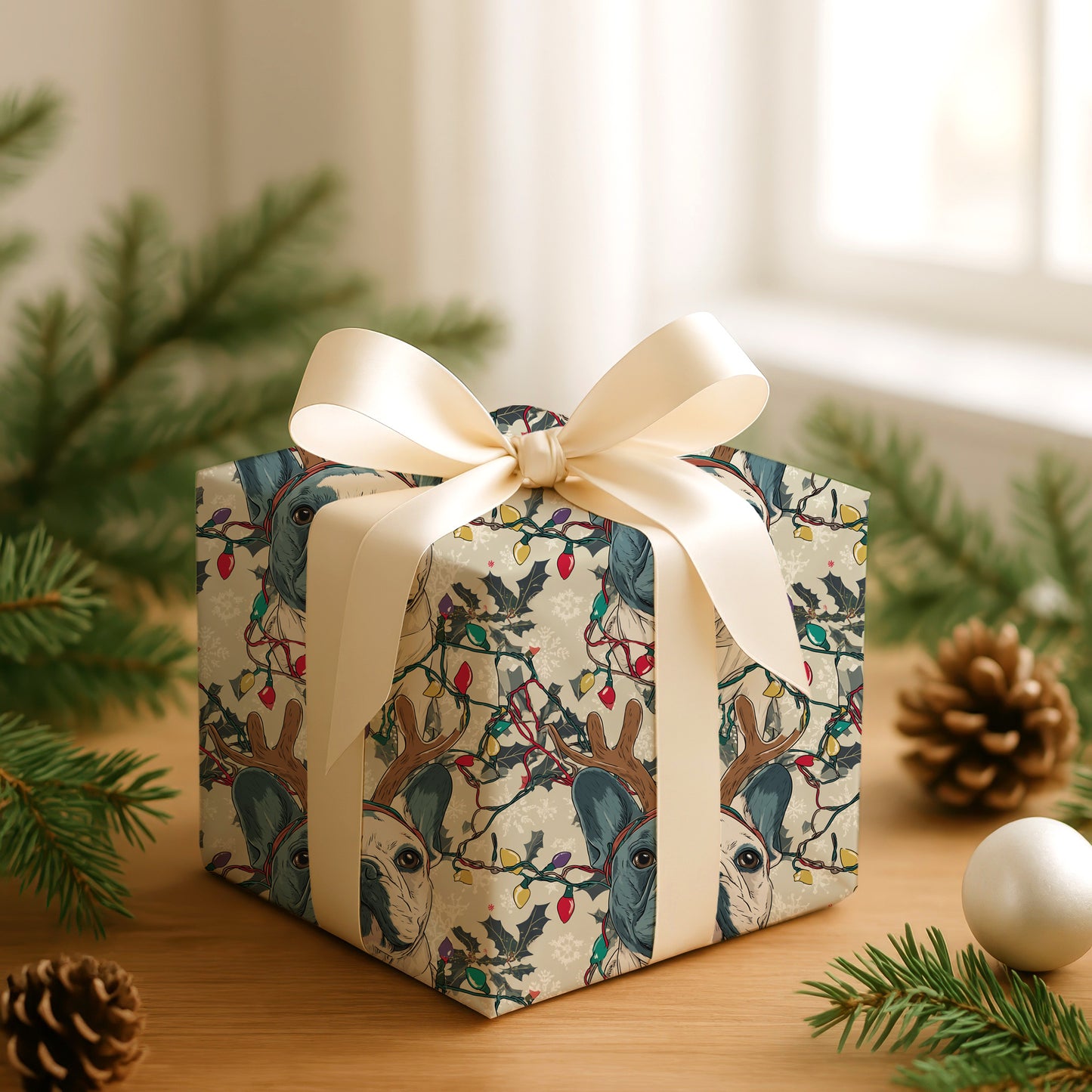 Faithful Bulldog's Whimsical Christmas