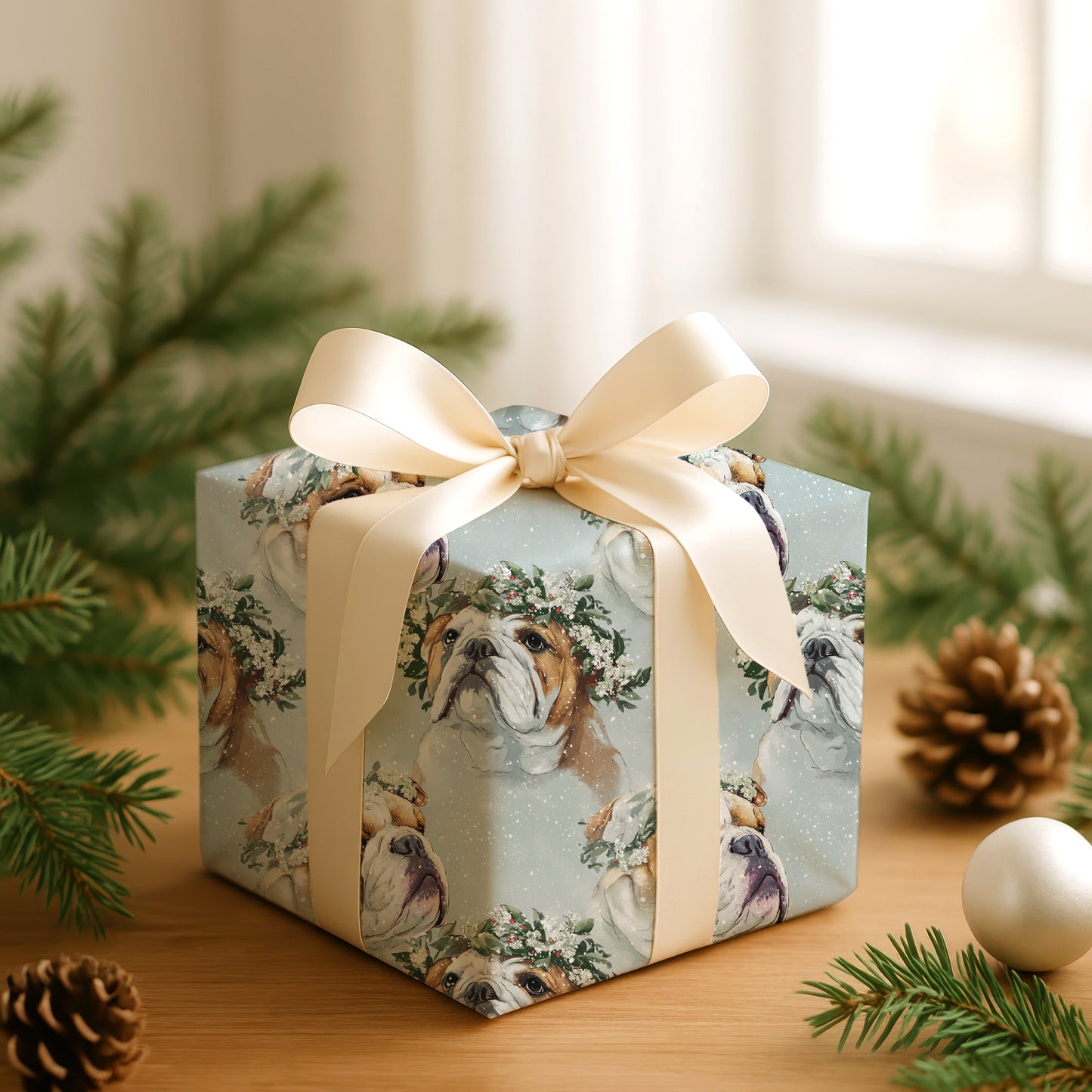 Winter's Gentle Bulldog Ballet