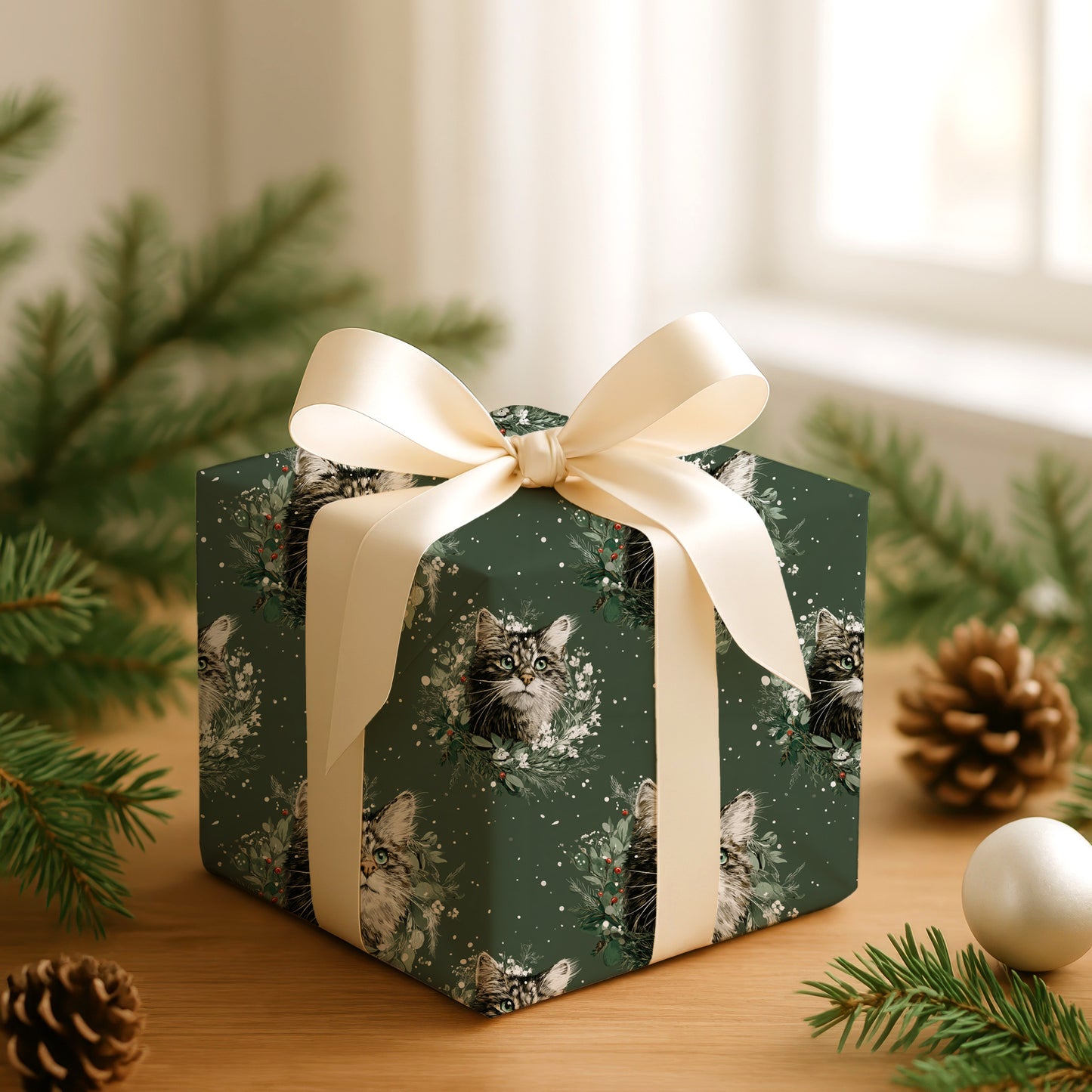 Winter's Whisper: Feline Reverie