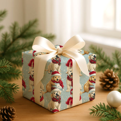 Puppies Unwrap Winter's Joyful Secrets