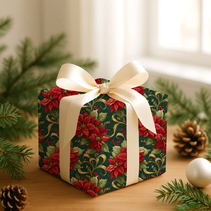 Crimson Blooms In Winter's Embrace