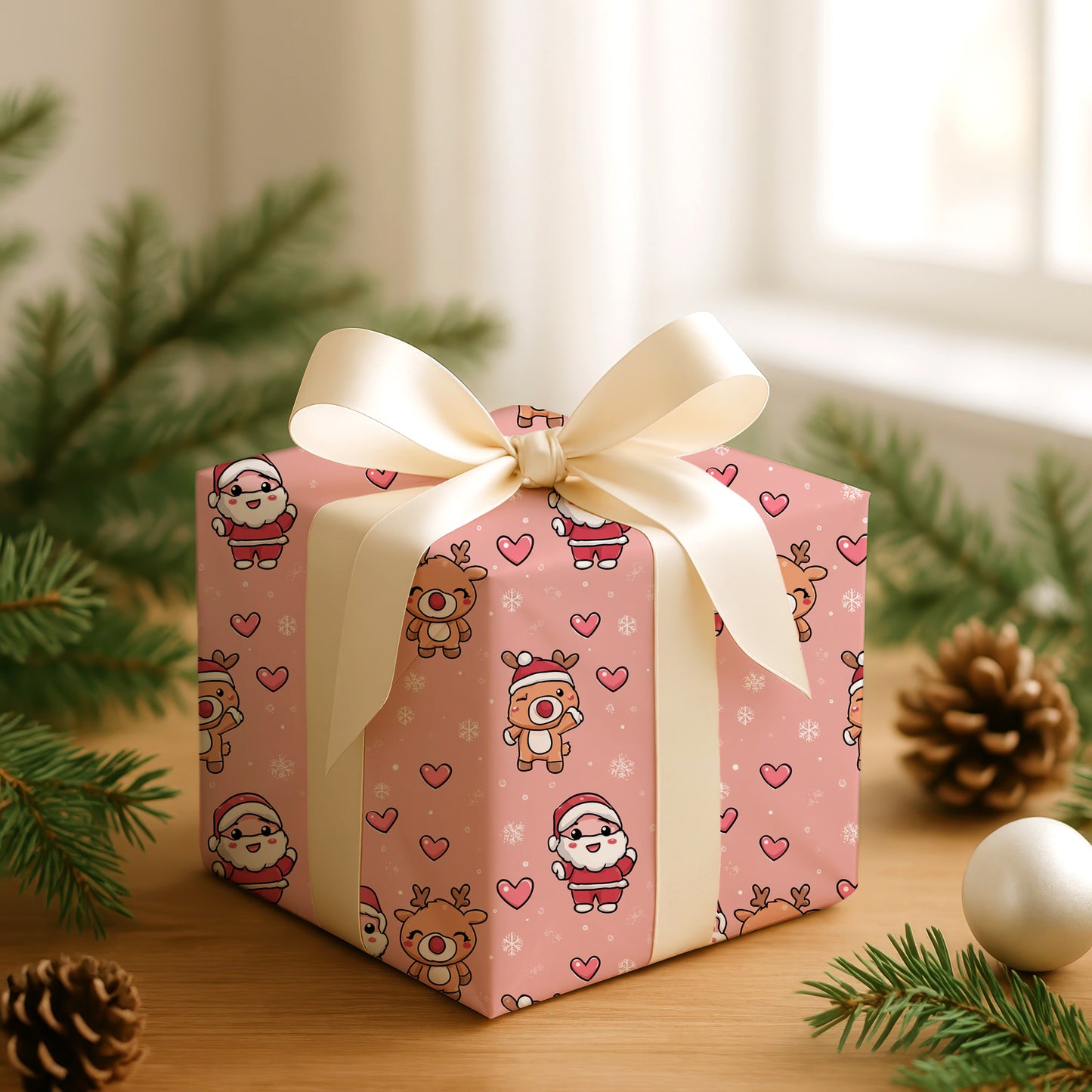Kawaii Christmas Friends Float By