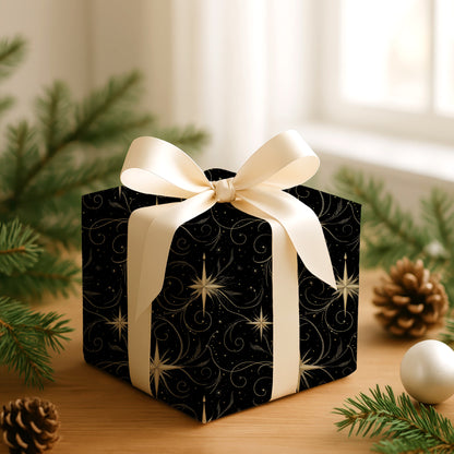 Golden Stardust Weaves Celestial Tales