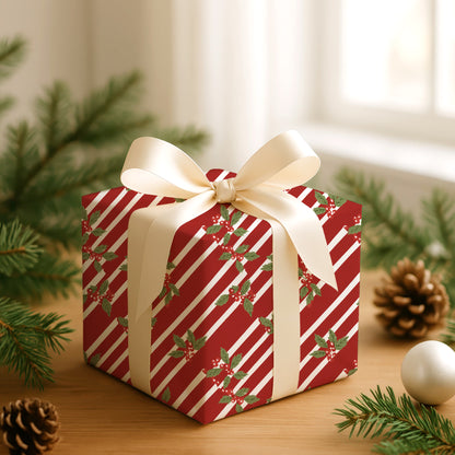 Holly Dances Across Candy Stripes