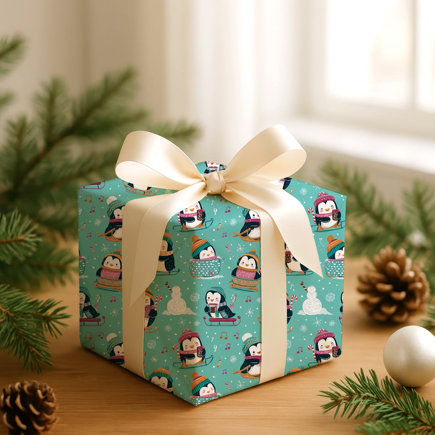 Penguin Playground Of Winter Cheer