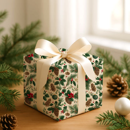 Pine Memories Bloom In Crimson