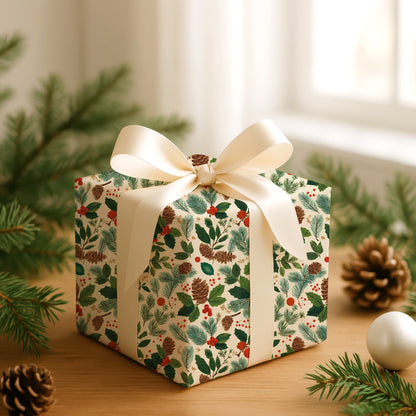 Winter's Botanical Festive Symphony