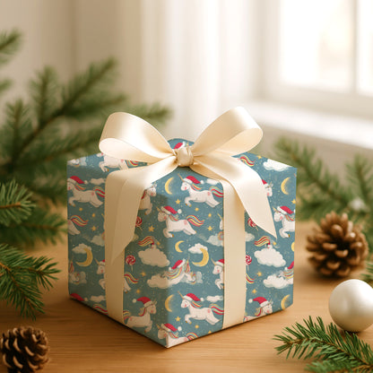 Unicorns Spinning Holiday Magic