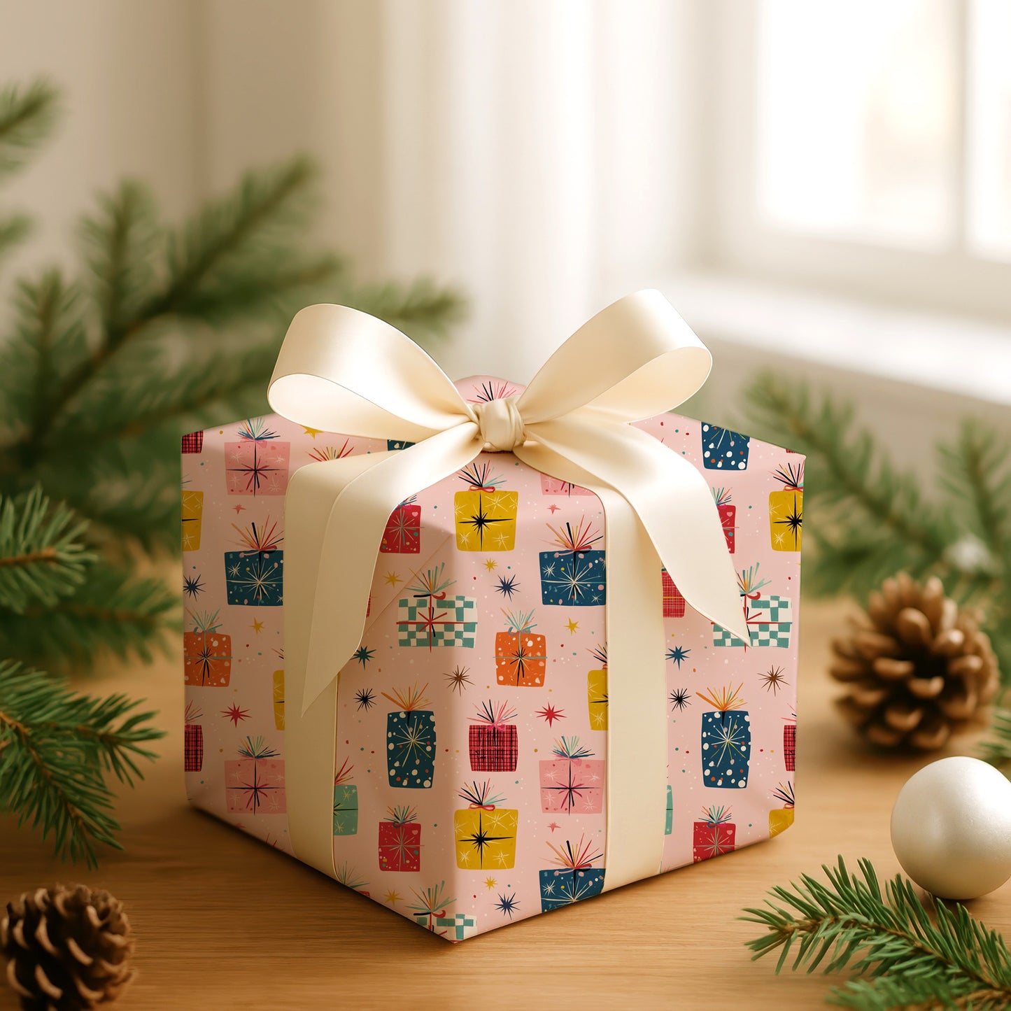 Wrapped Moments Of Joyful Anticipation