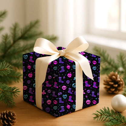 Cosmic Skulls Dance Through Night