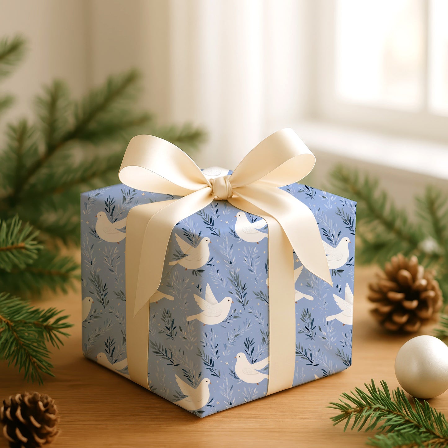 Starlight Doves Weave Peaceful Paths