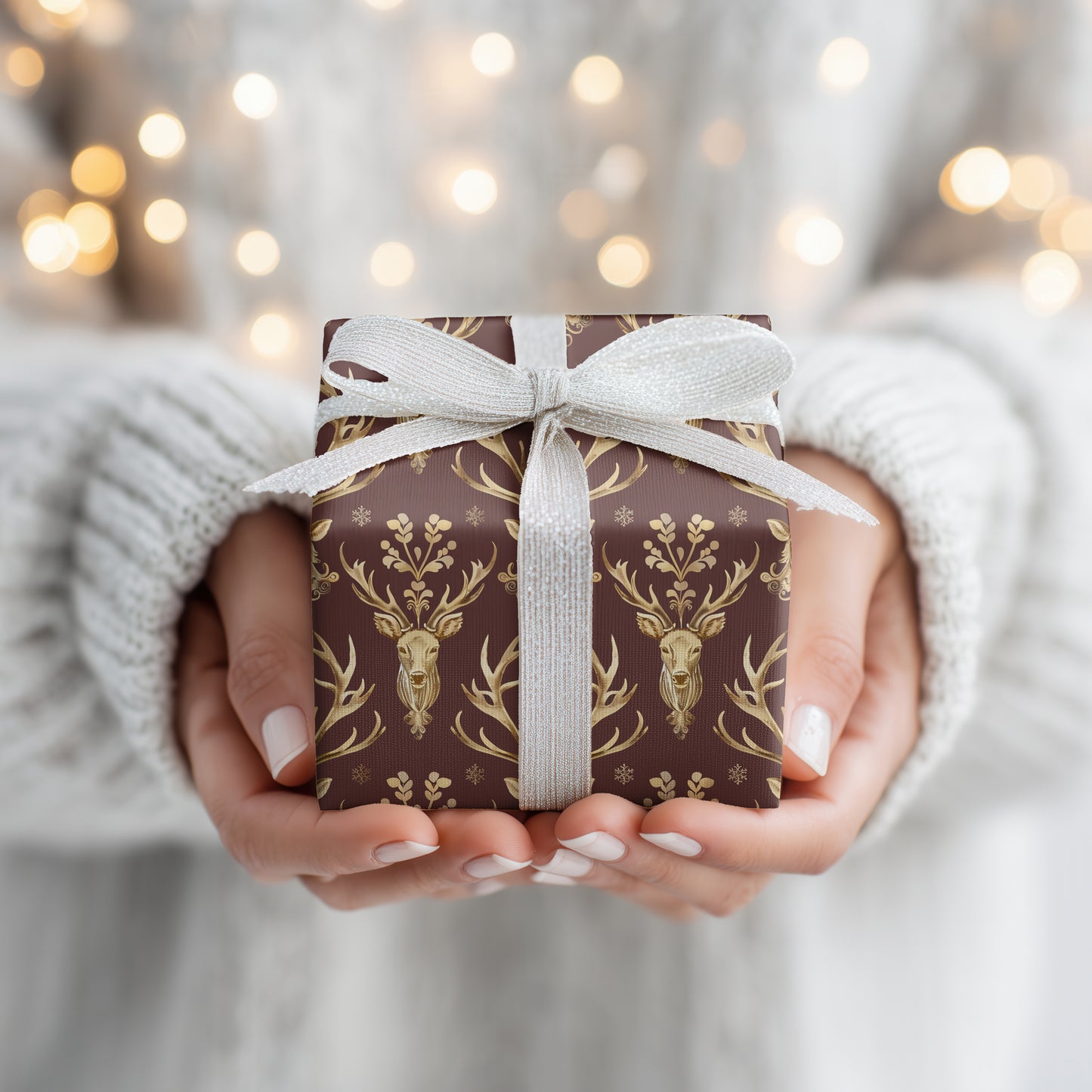 Regal Antlers Dance Through Baroque Nights