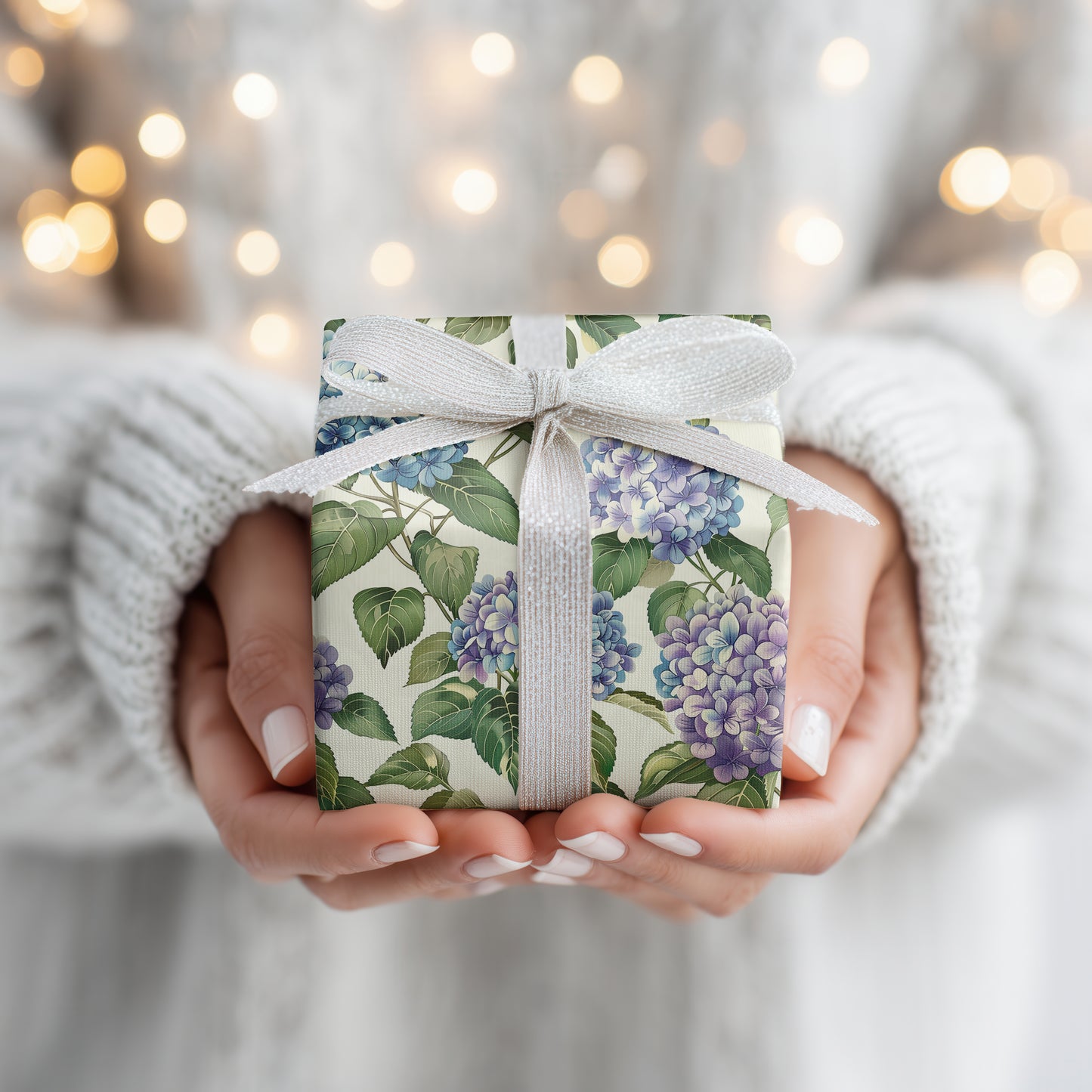 Soft Blues Dancing Through Leaves