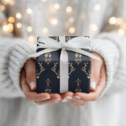 Golden Antlers Dance Through Midnight