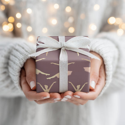 Dancing Between Soft Purple Shadows