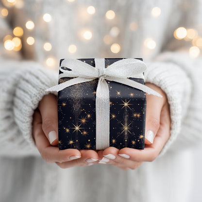 Midnight Galaxies Scatter Golden Light