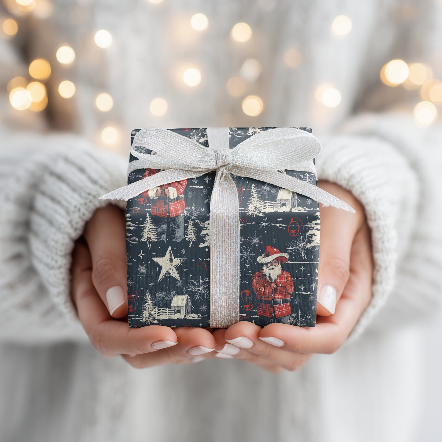 Frontier Santa's Starlit Journey