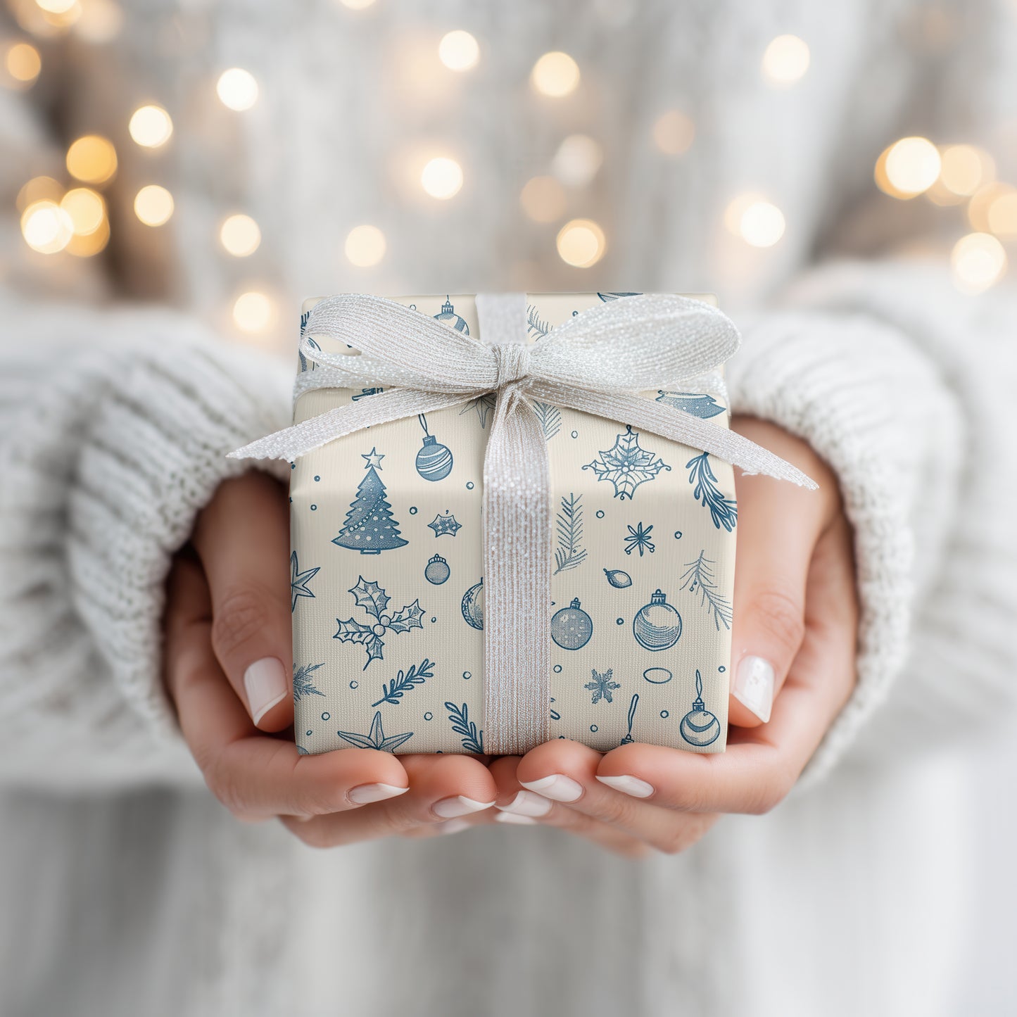 Winter's Delicate Blue Memories