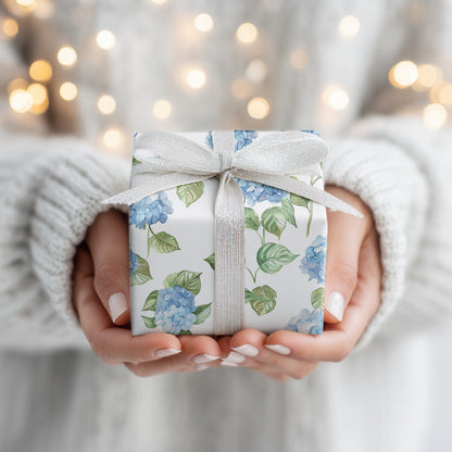 Blue Hydrangeas Dancing Softly