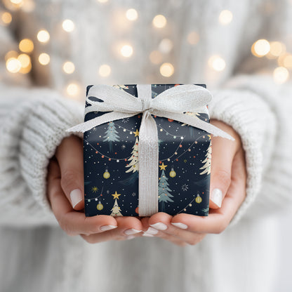 Starlight Dances Through Winter Trees