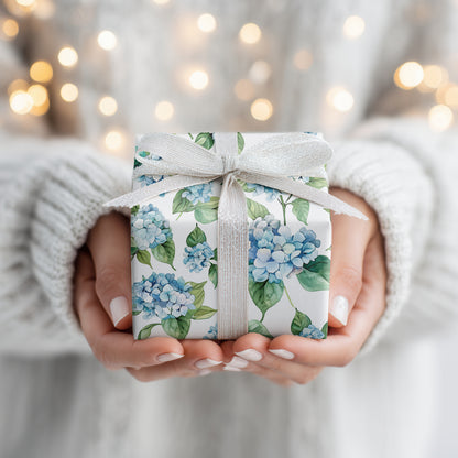 Blue Hydrangeas Dance With Light