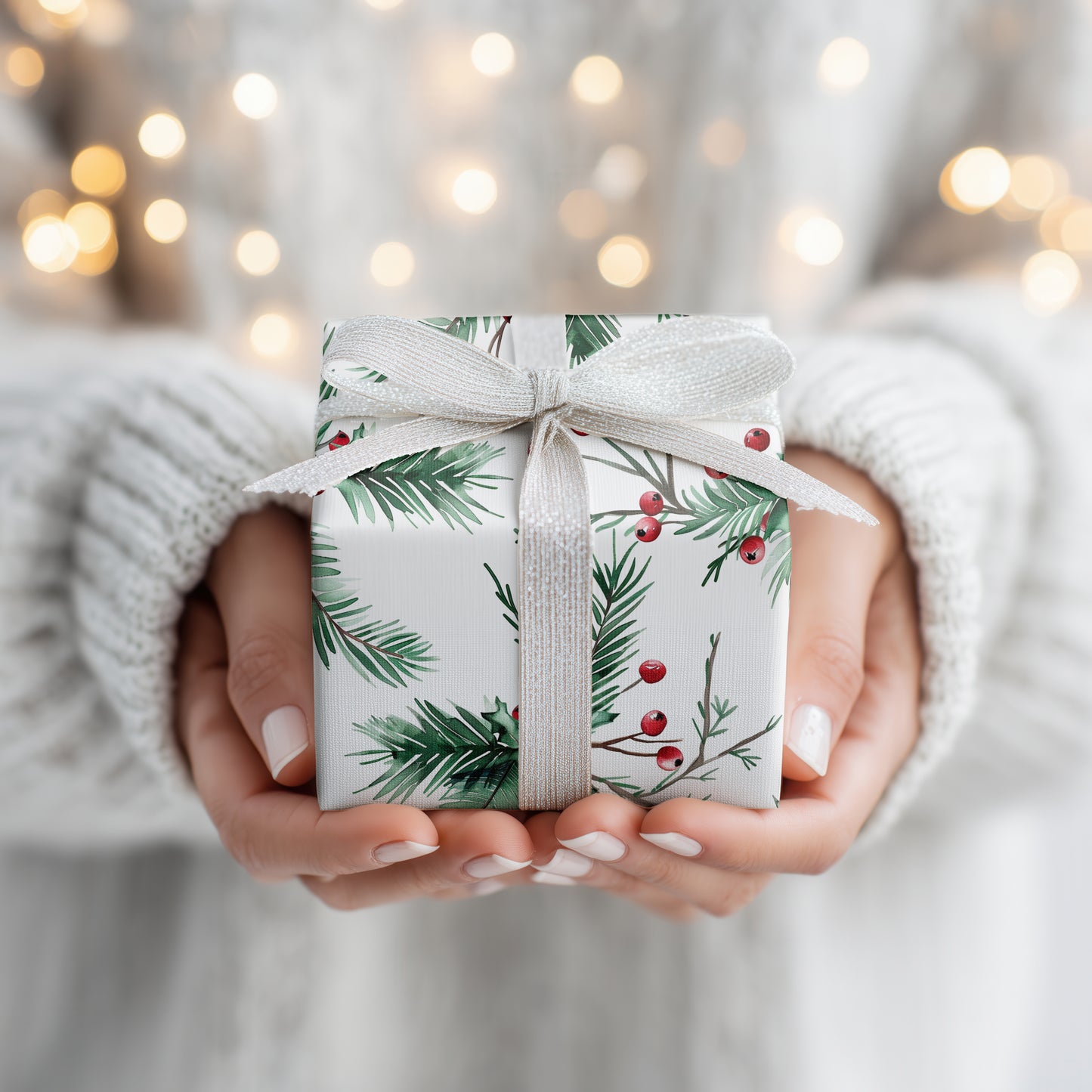 Winter's Berries Dance Softly