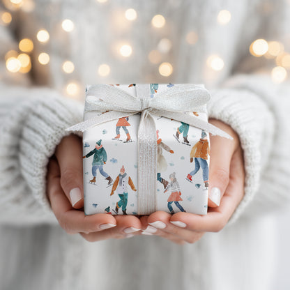 Winter's Joyful Dance On Ice