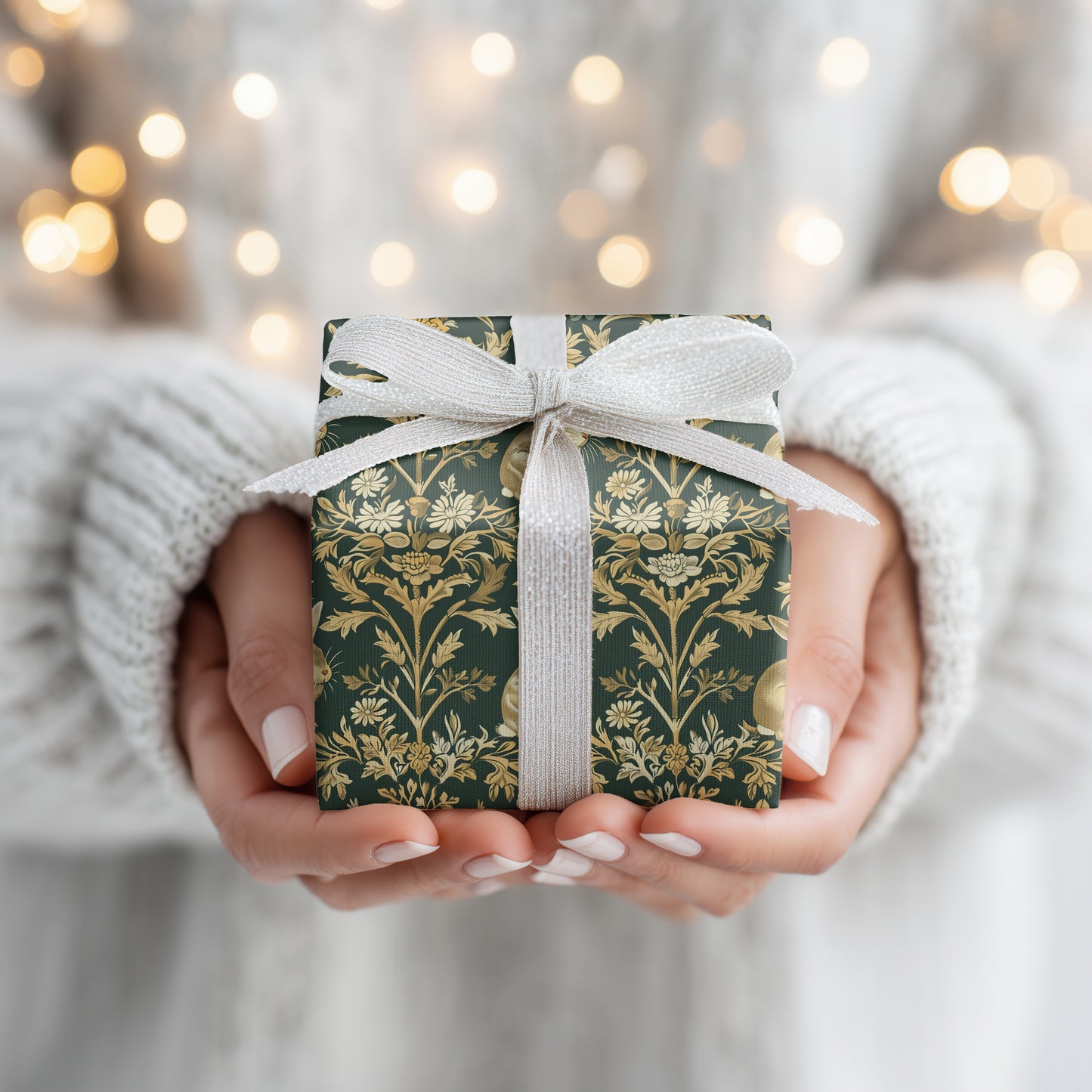 Rabbits Dancing Through Golden Blooms