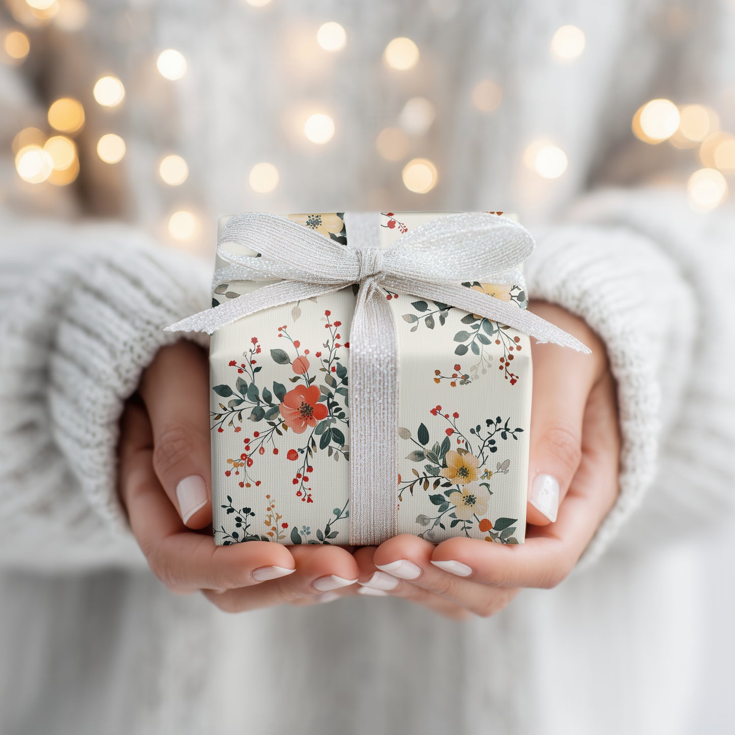 Wildflowers Dance Between Soft Branches