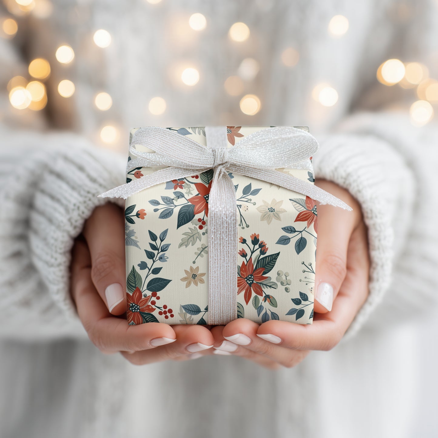 Winter Blooms Dance Softly