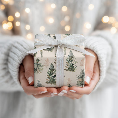 Soft Pines Dancing Between Seasons