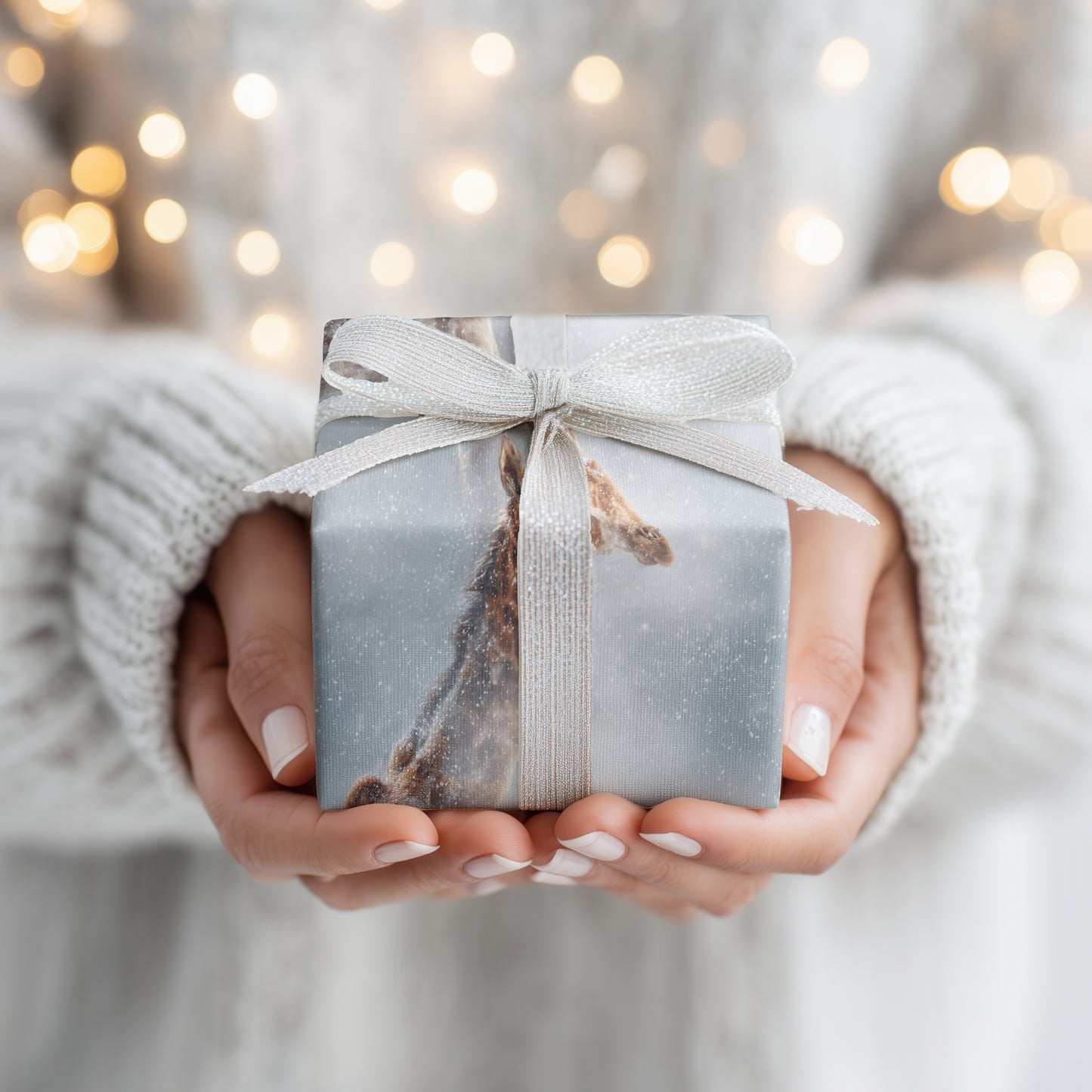 Soft Snowfall Greets Gentle Giants