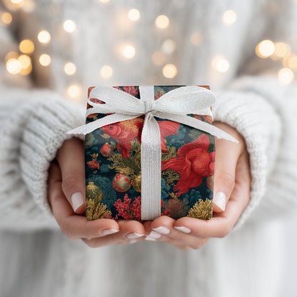 Goldfish Ballet Among Coral Dreams
