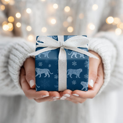 Tigers Dance Through Winter's Realm