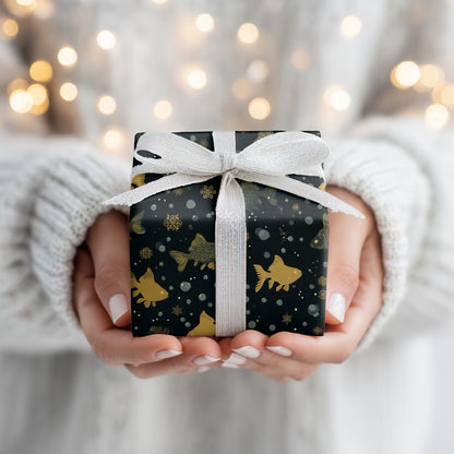 Frozen Fins Dancing Through Midnight